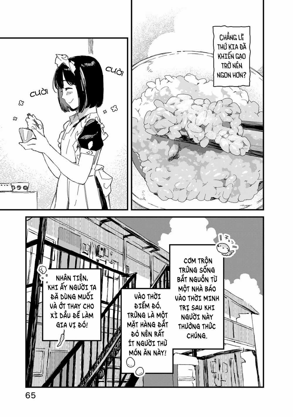 Maid-San Wa Taberu Dake Chapter 25: Cơm trộn trứng sống trang 6