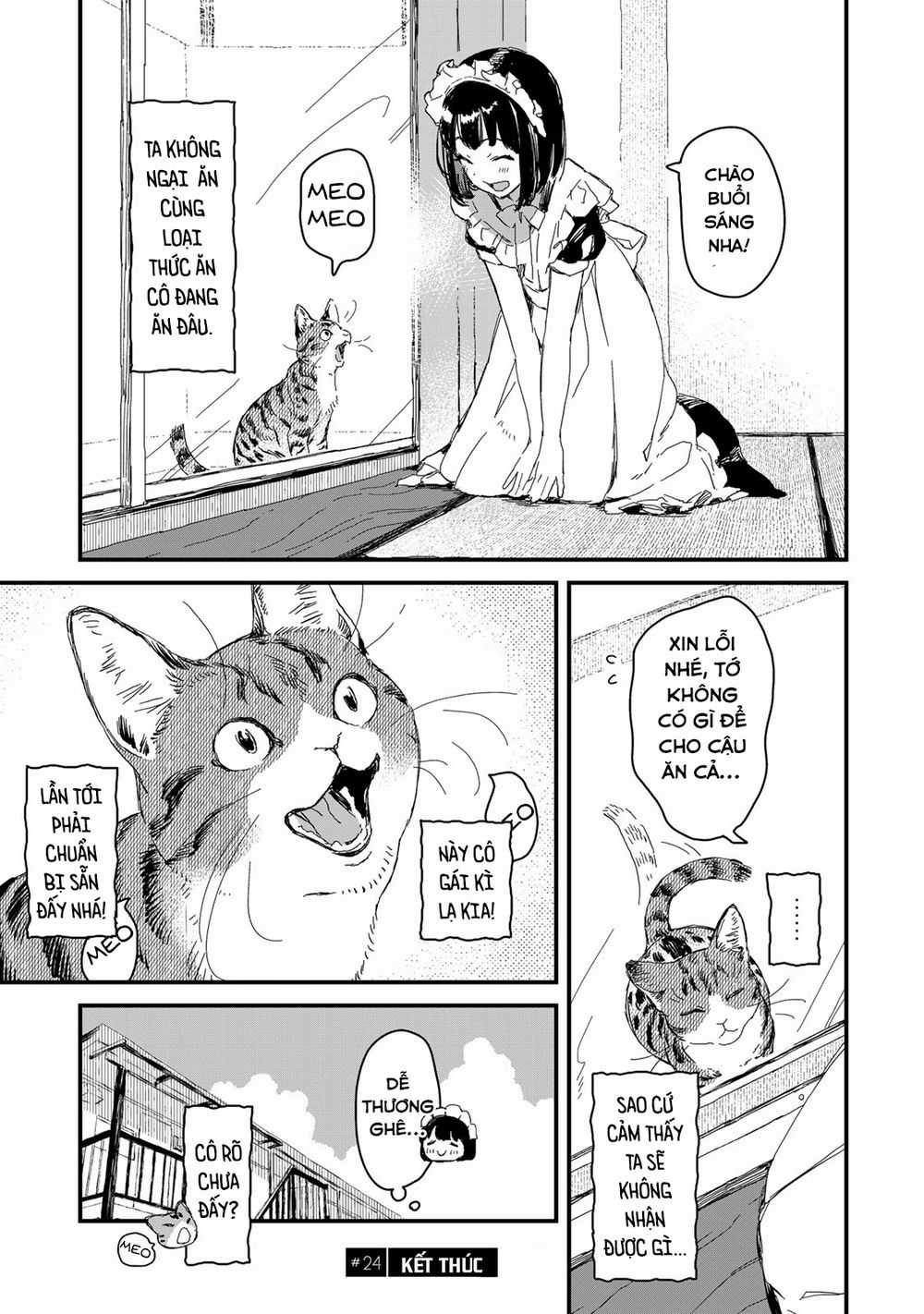 Maid-San Wa Taberu Dake Chapter 25: Cơm trộn trứng sống trang 8