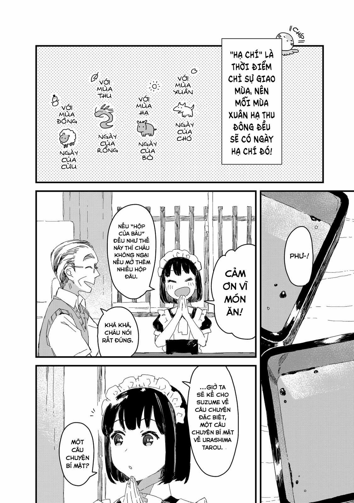 Maid-San Wa Taberu Dake Chapter 28: Lươn trang 9