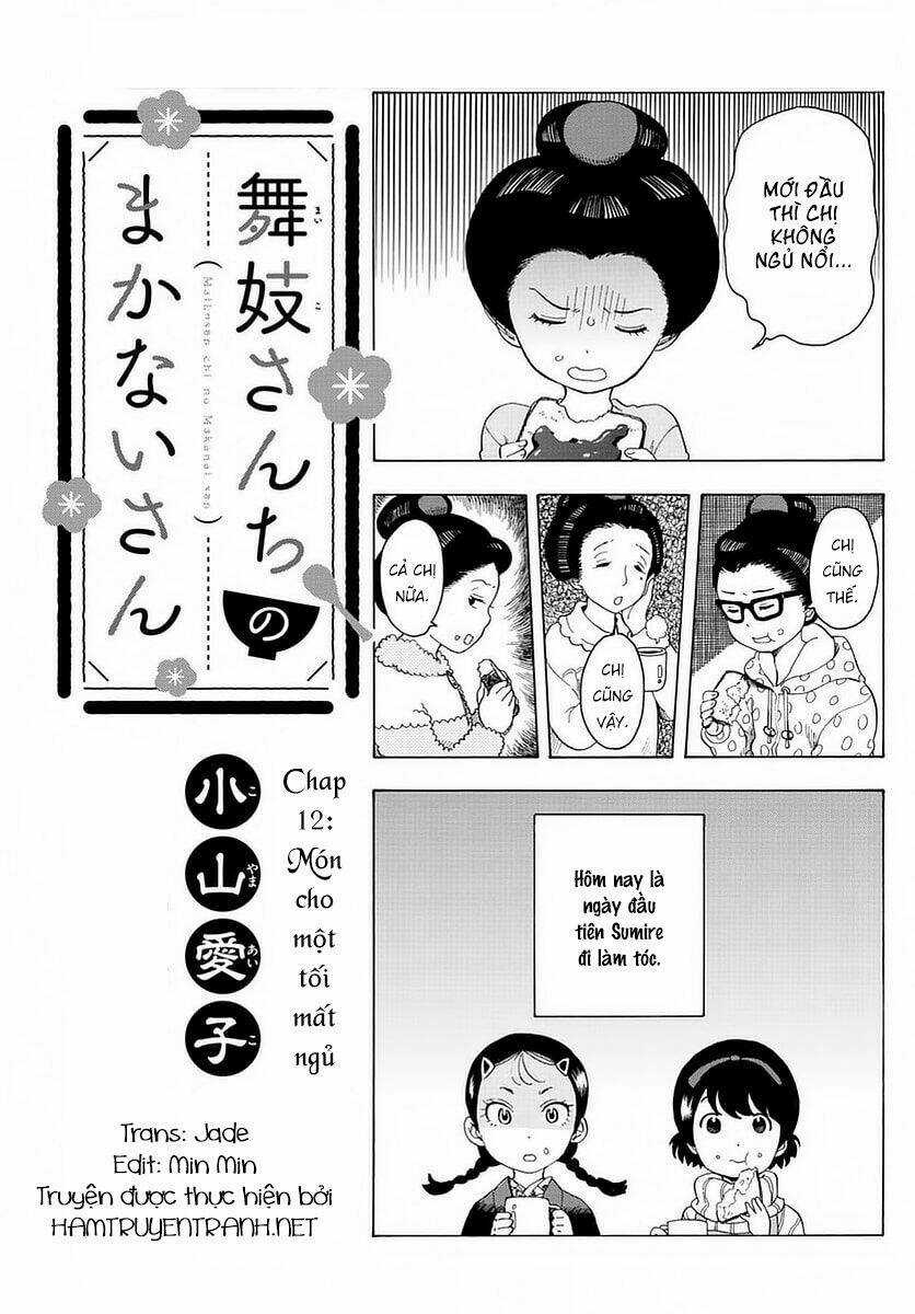 Maiko-San Chi No Makanai-San Chapter 12 trang 1