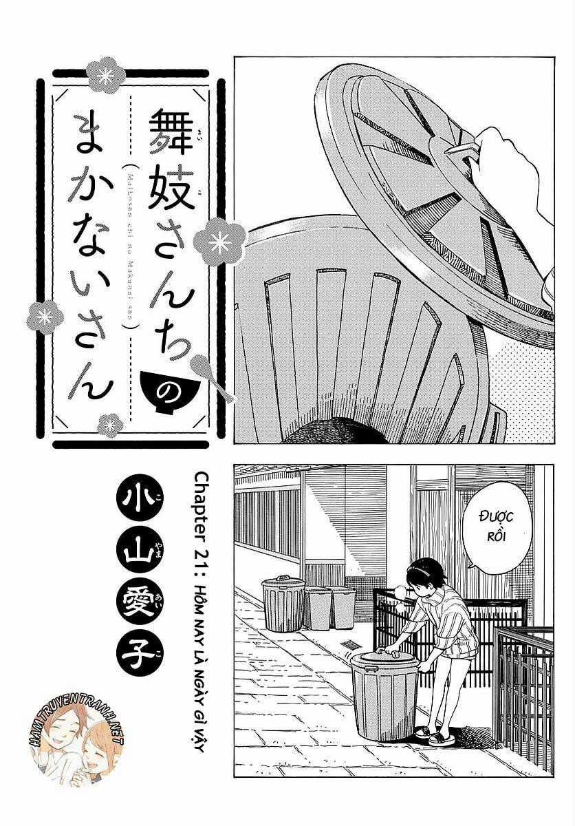 Maiko-San Chi No Makanai-San Chapter 21: hôm nay là ngày gì vậy 18/11/2018 trang 1