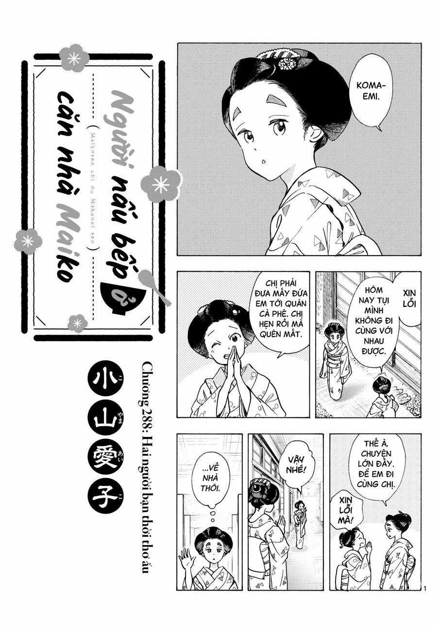 Maiko-San Chi No Makanai-San Chapter 288 trang 0