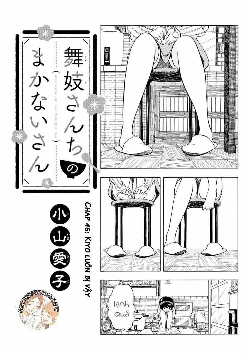 Maiko-San Chi No Makanai-San Chapter 45: kiyo luôn bị vậy trang 1