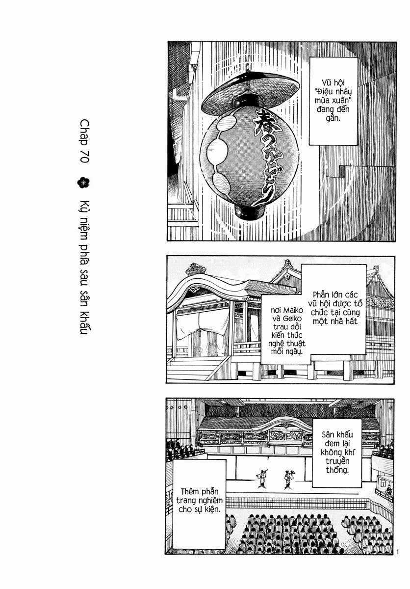 Maiko-San Chi No Makanai-San Chapter 70: Kỷ niệm phía sau sân khấu trang 0