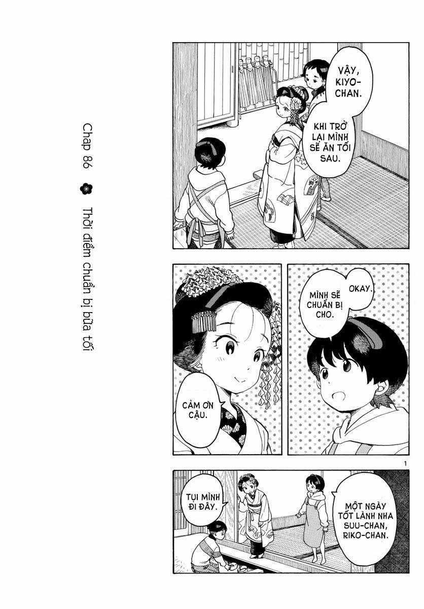 Maiko-San Chi No Makanai-San Chapter 86: Thời điểm chuẩn bị bữa tối trang 0