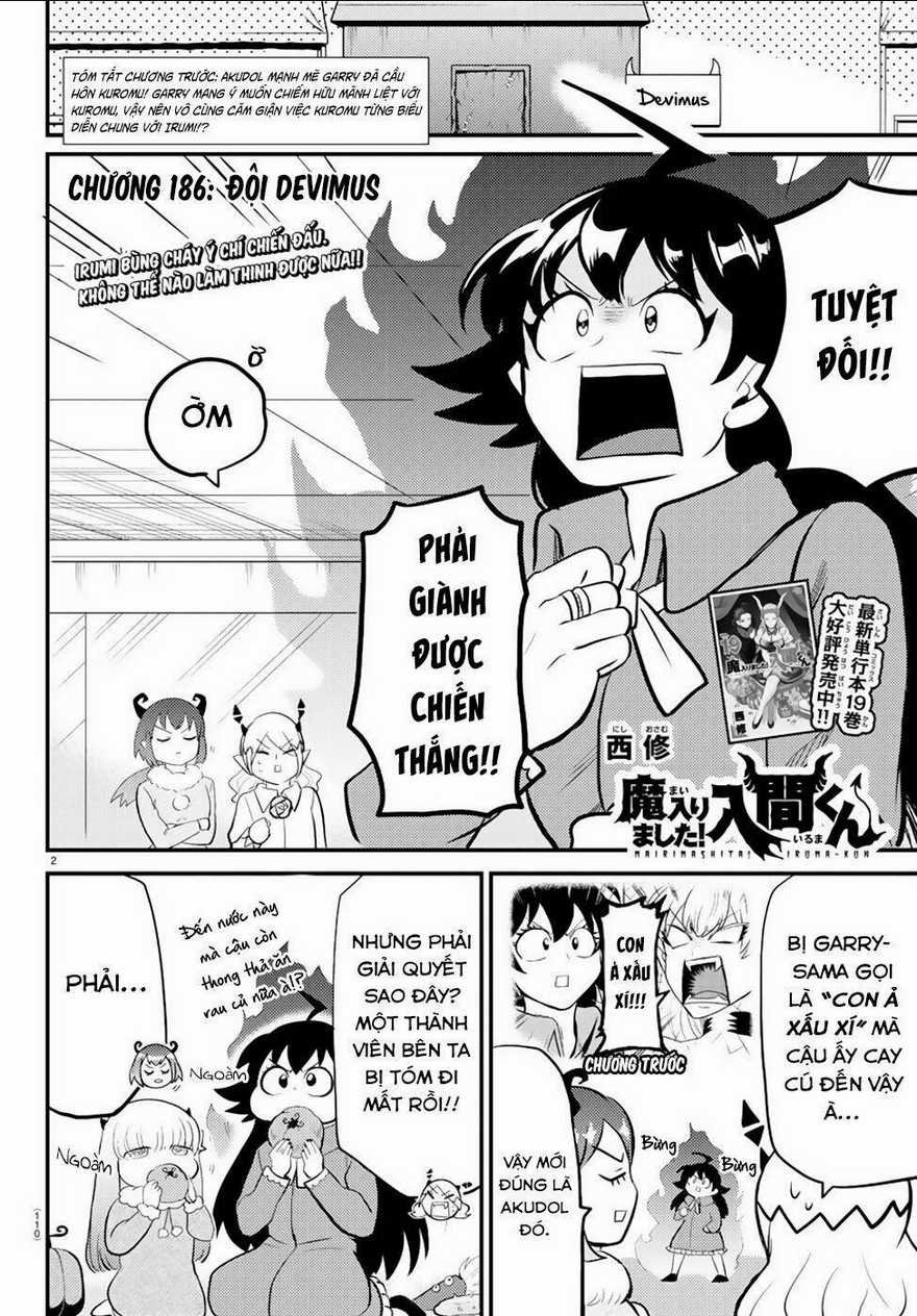 Mairimashita! Iruma-Kun Chapter 186 trang 3