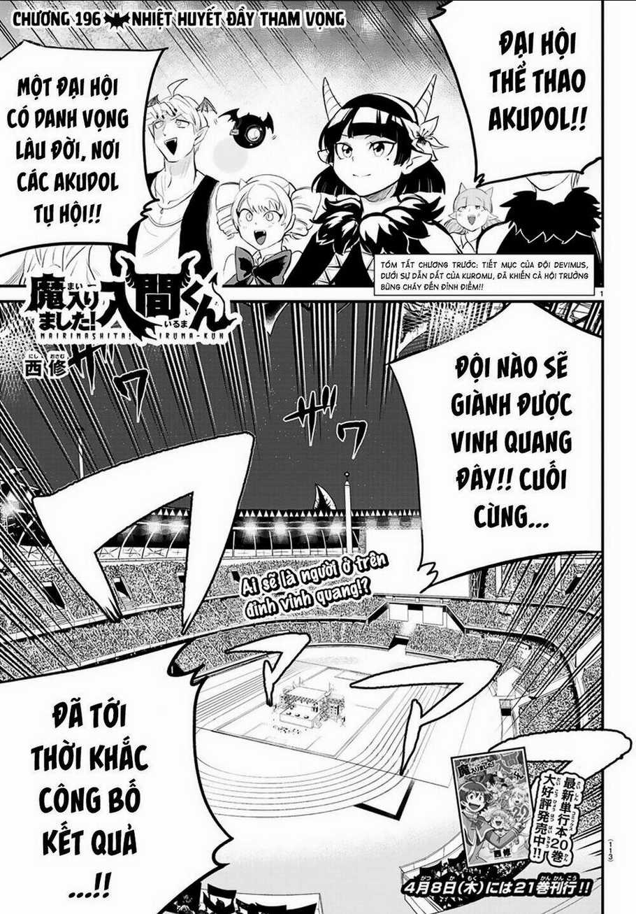 Mairimashita! Iruma-Kun Chapter 196 trang 2