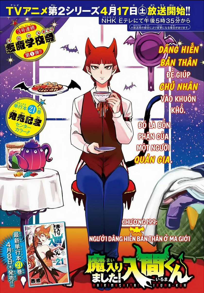 Mairimashita! Iruma-Kun Chapter 199 trang 2