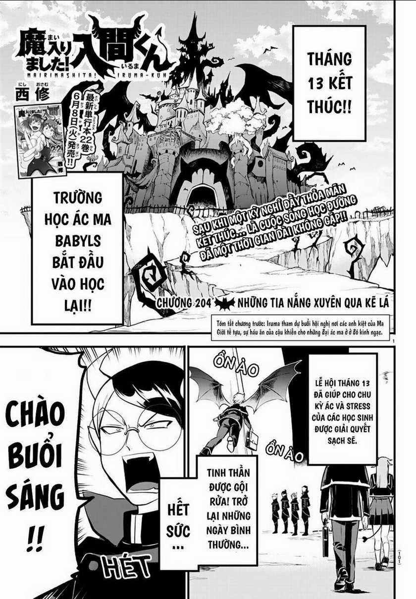 Mairimashita! Iruma-Kun Chapter 204 trang 2