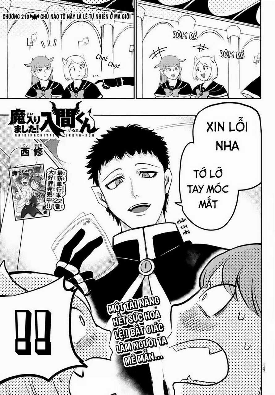 Mairimashita! Iruma-Kun Chapter 210 trang 2