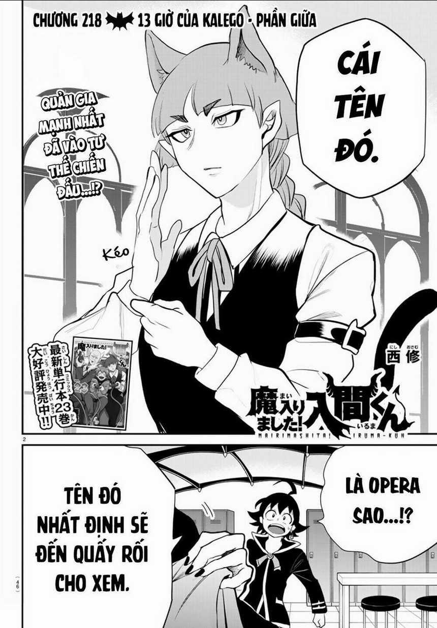Mairimashita! Iruma-Kun Chapter 218 trang 2
