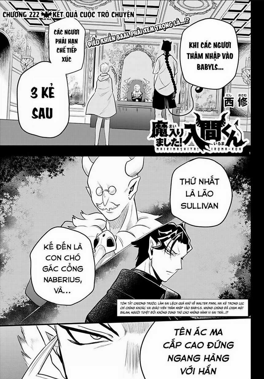 Mairimashita! Iruma-Kun Chapter 222 trang 2