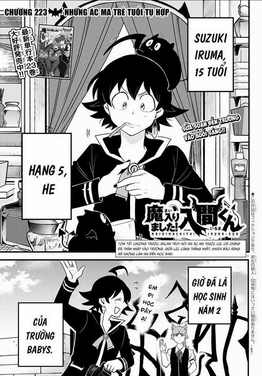 Mairimashita! Iruma-Kun Chapter 223 trang 2