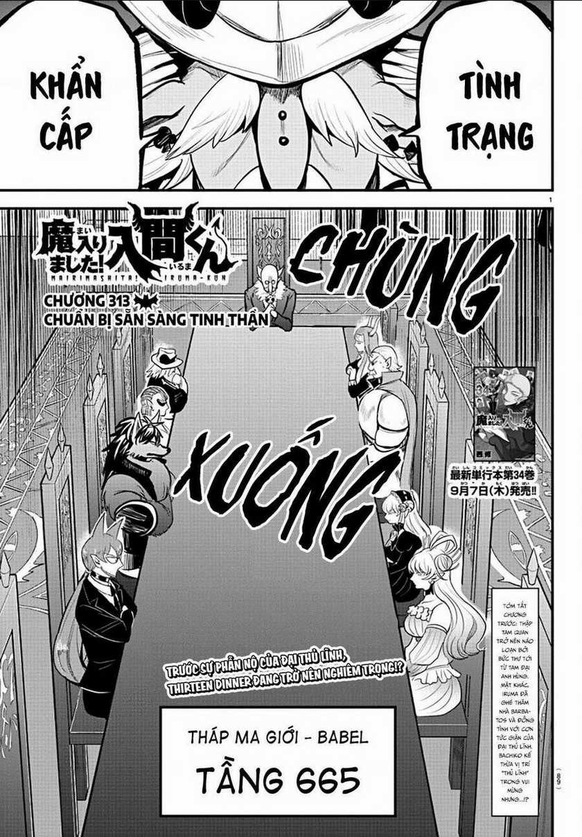 Mairimashita! Iruma-Kun Chapter 313 trang 1