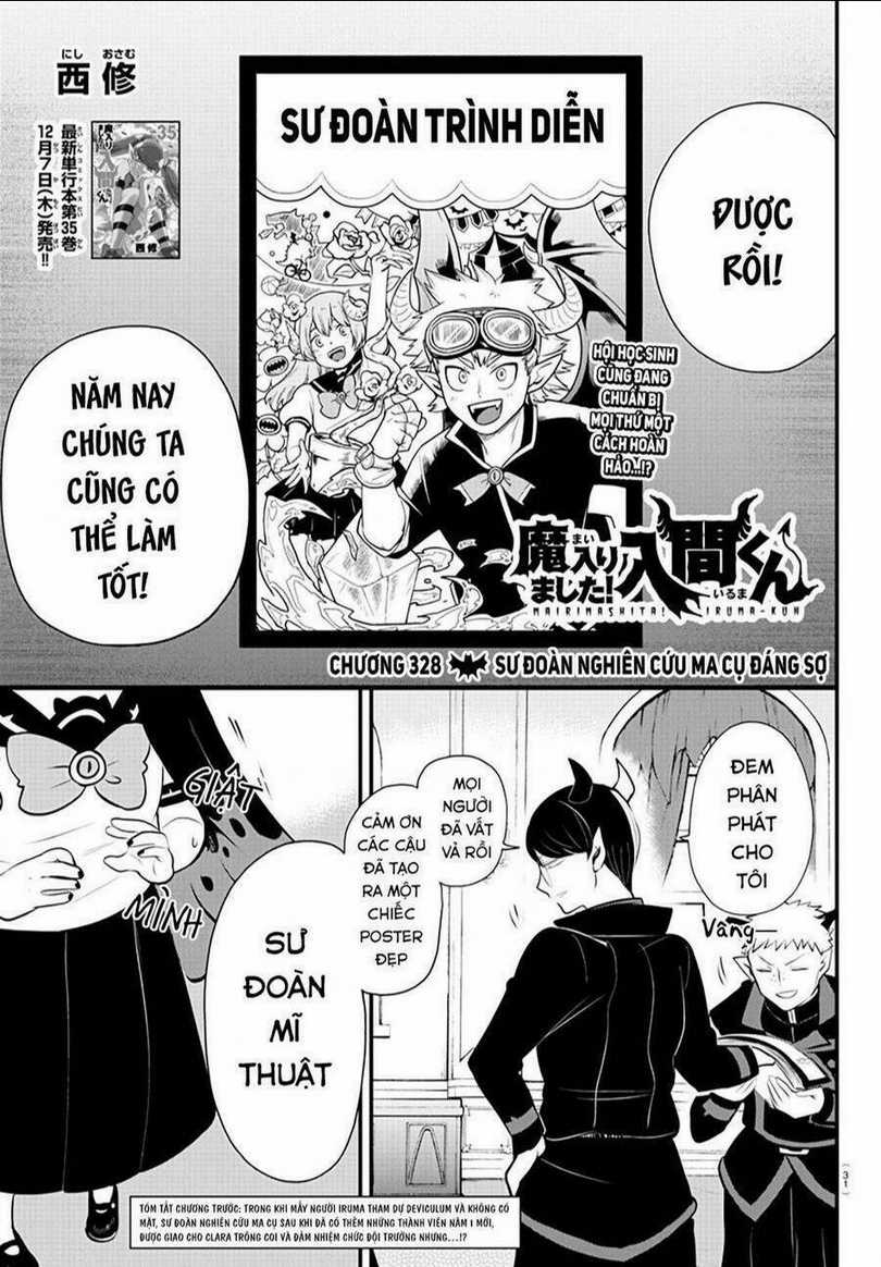 Mairimashita! Iruma-Kun Chapter 328 trang 2