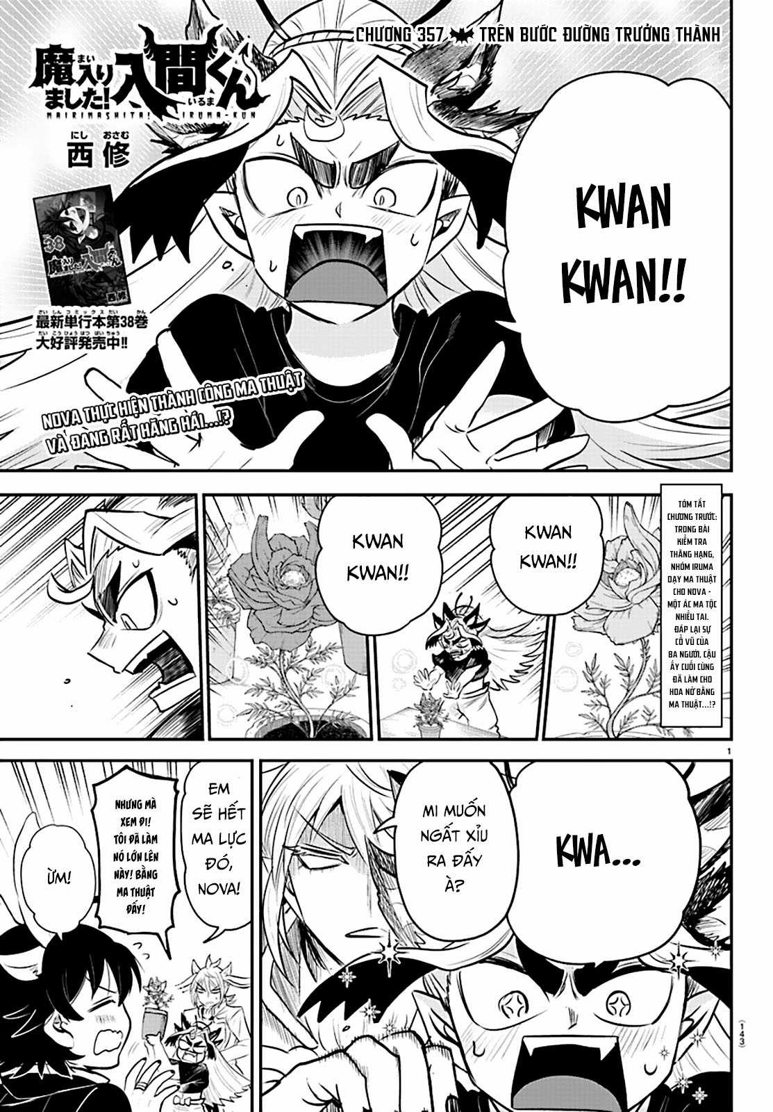 Mairimashita! Iruma-Kun Chapter 357 trang 2