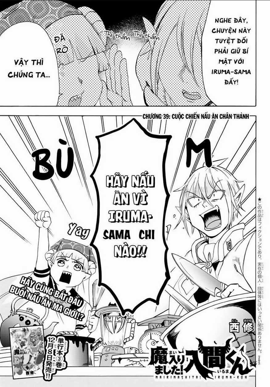 Mairimashita! Iruma-Kun Chapter 39 trang 2