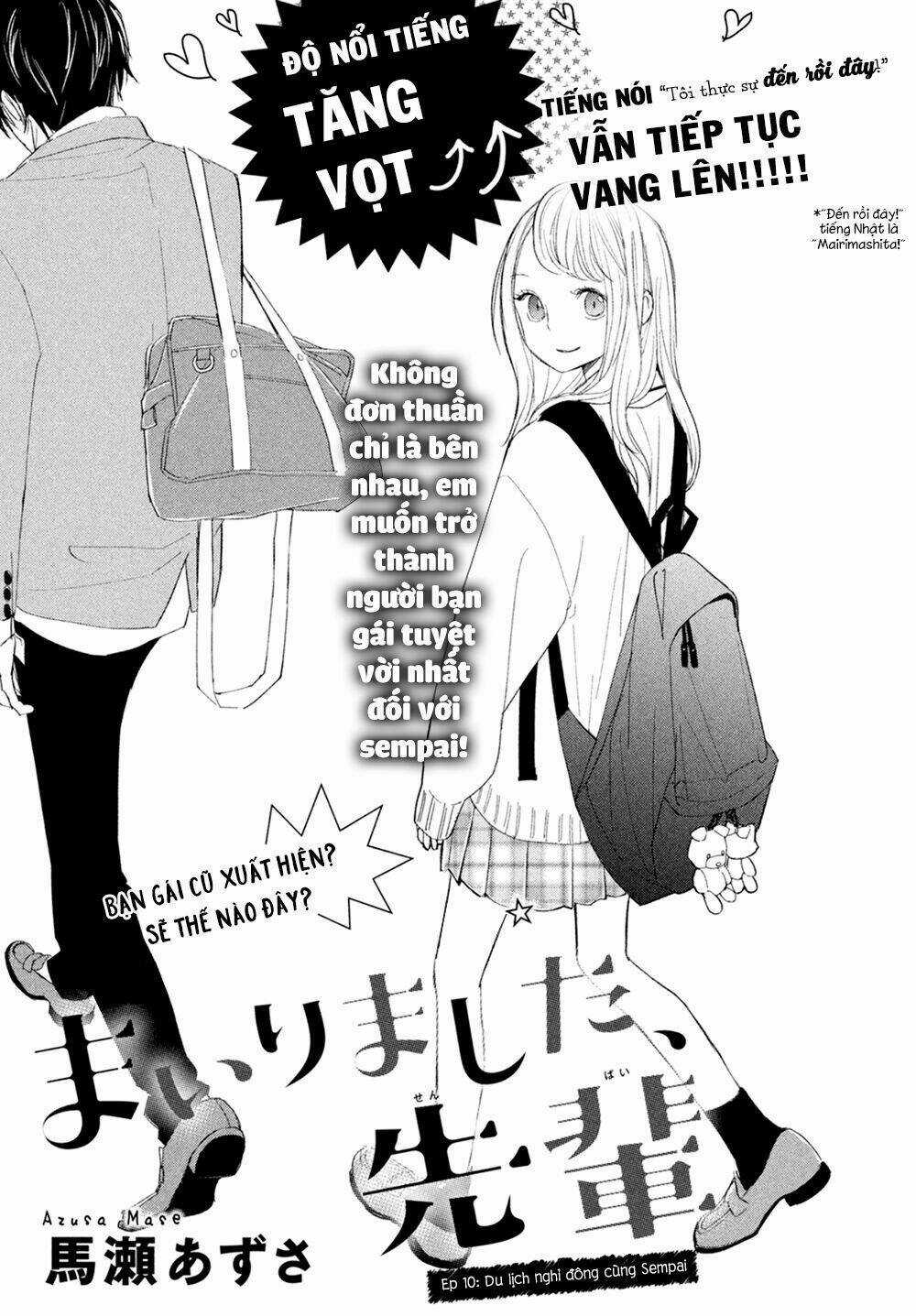 Mairimashita, Senpai! Chapter 10 trang 3