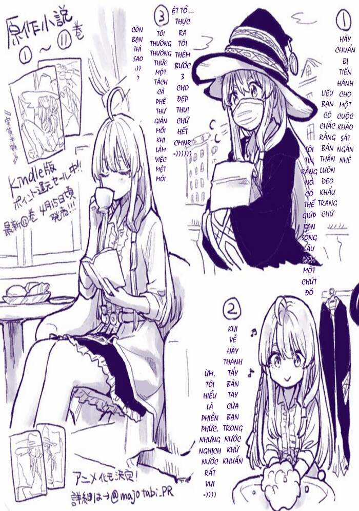 Majo No Tabitabi Chapter 13.2 trang 18