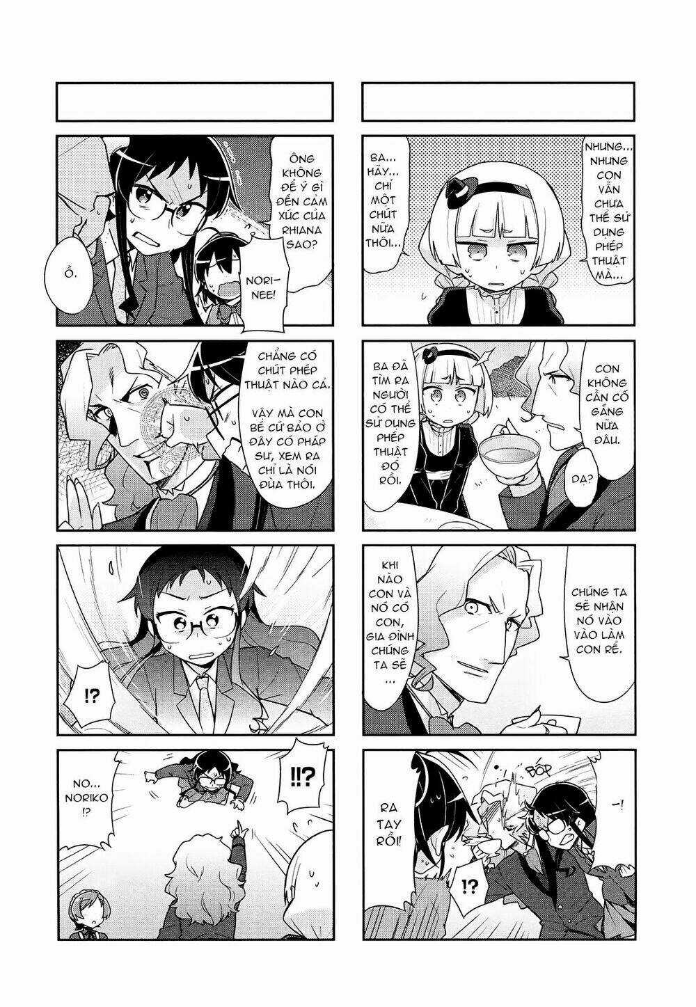 Majyo To Houki To Kurobuchi Megane Chapter 43 trang 5