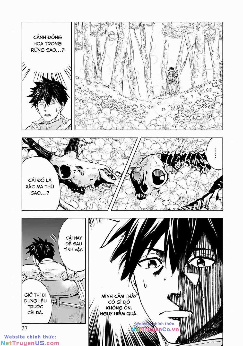 Makyo Seikatsu ~ Gakeppuchi Boken Sha Ga Hiki Komoru Ni Ha Hirosugiru Chapter 1.1 trang 4