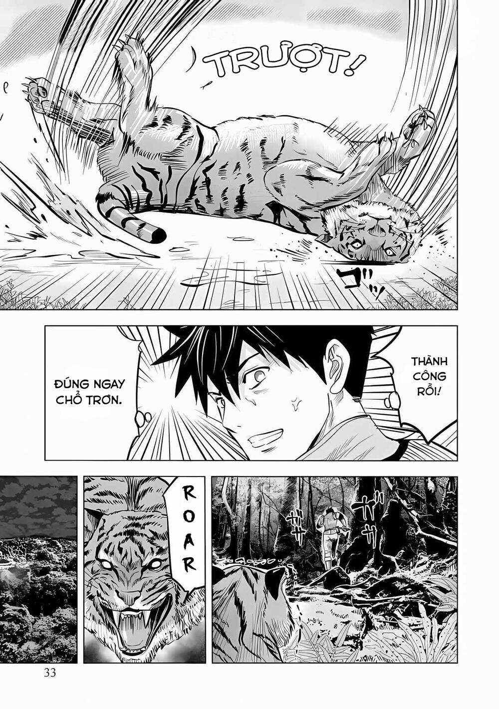 Makyo Seikatsu ~ Gakeppuchi Boken Sha Ga Hiki Komoru Ni Ha Hirosugiru Chapter 1.2 trang 10