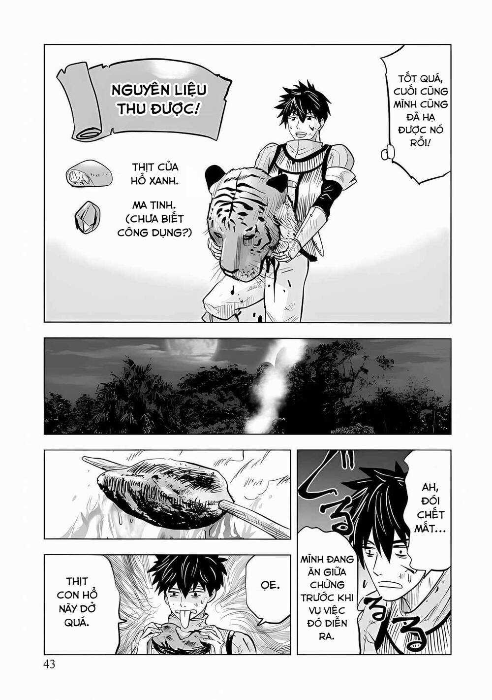 Makyo Seikatsu ~ Gakeppuchi Boken Sha Ga Hiki Komoru Ni Ha Hirosugiru Chapter 1.2 trang 20