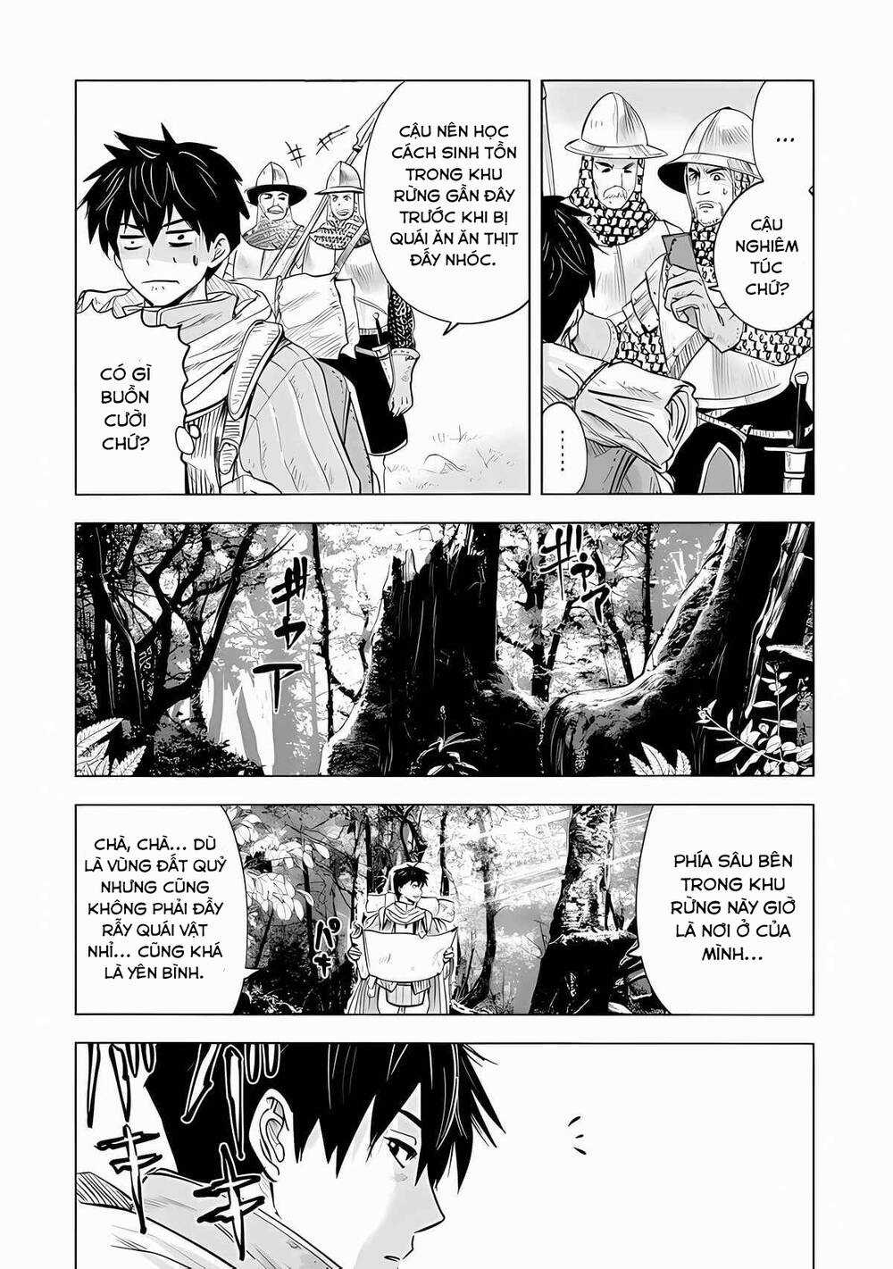 Makyo Seikatsu ~ Gakeppuchi Boken Sha Ga Hiki Komoru Ni Ha Hirosugiru Chapter 1 trang 12