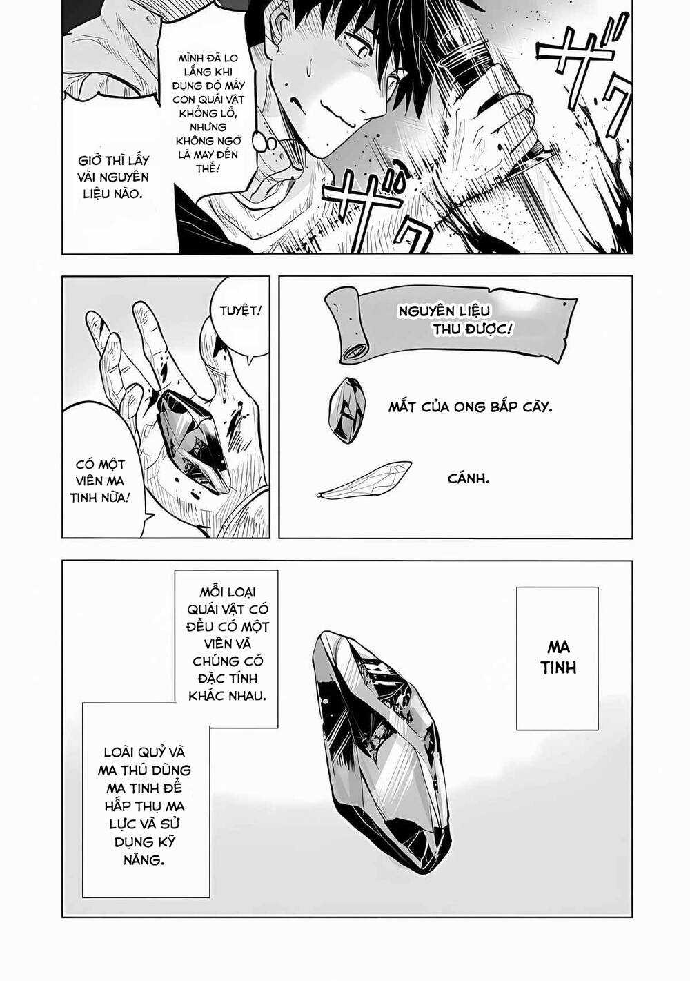 Makyo Seikatsu ~ Gakeppuchi Boken Sha Ga Hiki Komoru Ni Ha Hirosugiru Chapter 1 trang 15