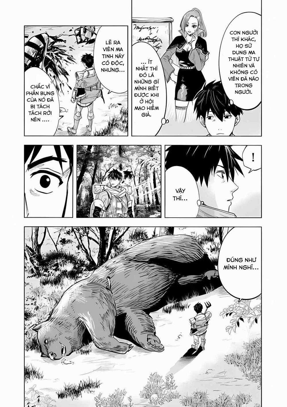 Makyo Seikatsu ~ Gakeppuchi Boken Sha Ga Hiki Komoru Ni Ha Hirosugiru Chapter 1 trang 16