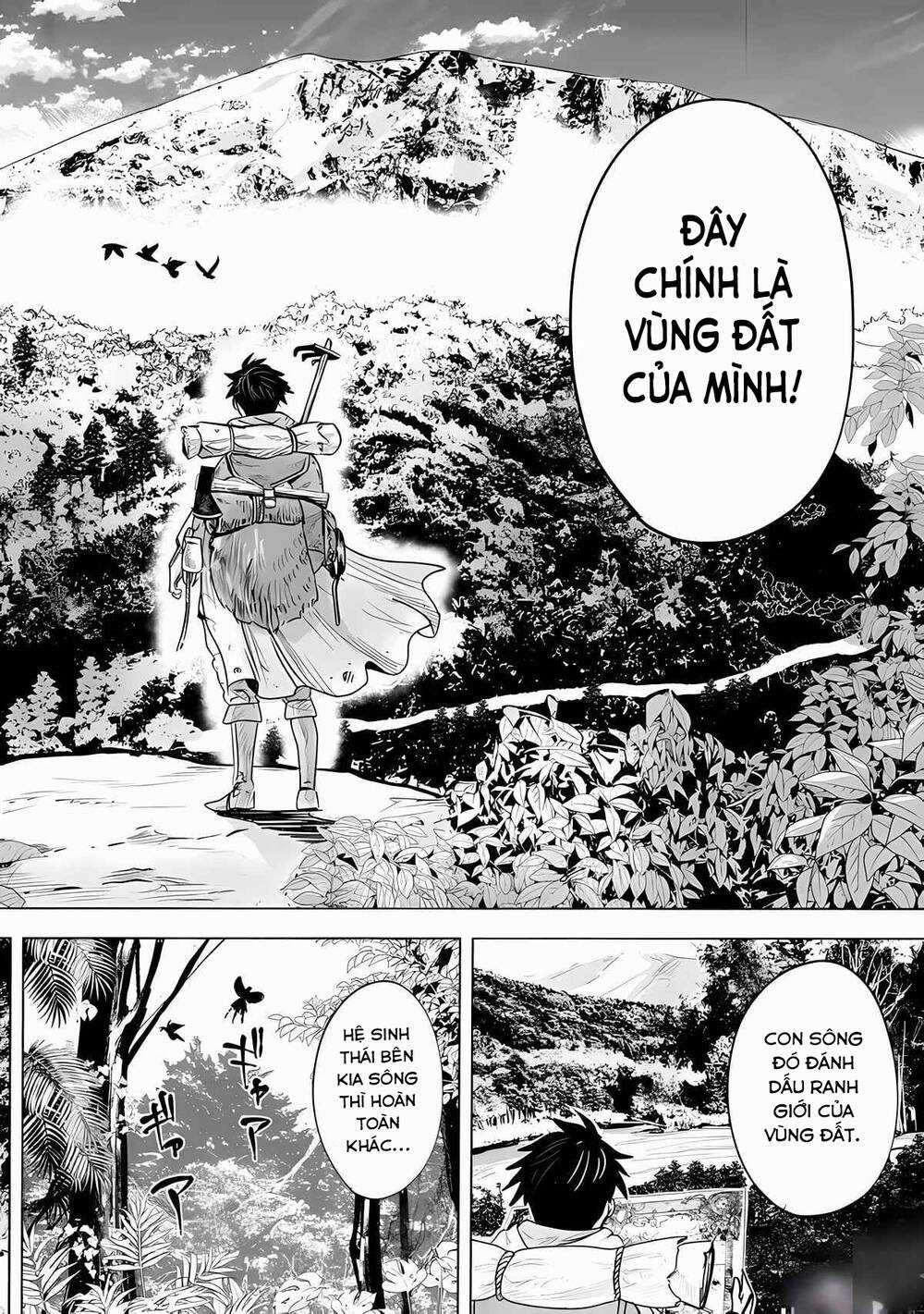 Makyo Seikatsu ~ Gakeppuchi Boken Sha Ga Hiki Komoru Ni Ha Hirosugiru Chapter 1 trang 18