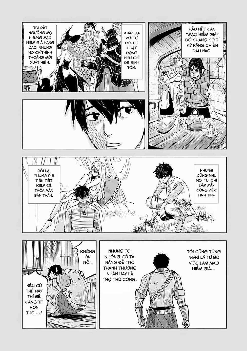 Makyo Seikatsu ~ Gakeppuchi Boken Sha Ga Hiki Komoru Ni Ha Hirosugiru Chapter 1 trang 9