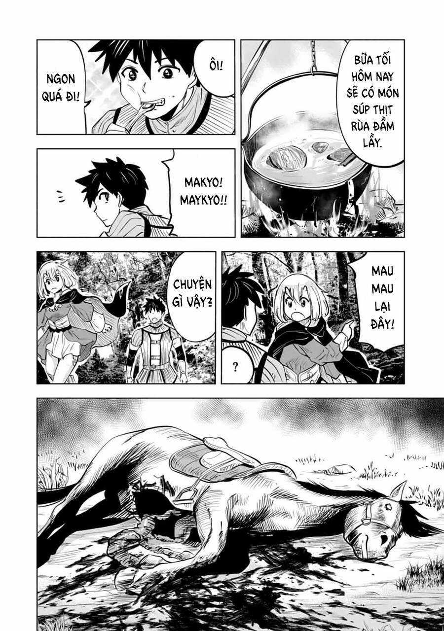 Makyo Seikatsu ~ Gakeppuchi Boken Sha Ga Hiki Komoru Ni Ha Hirosugiru Chapter 12 trang 33