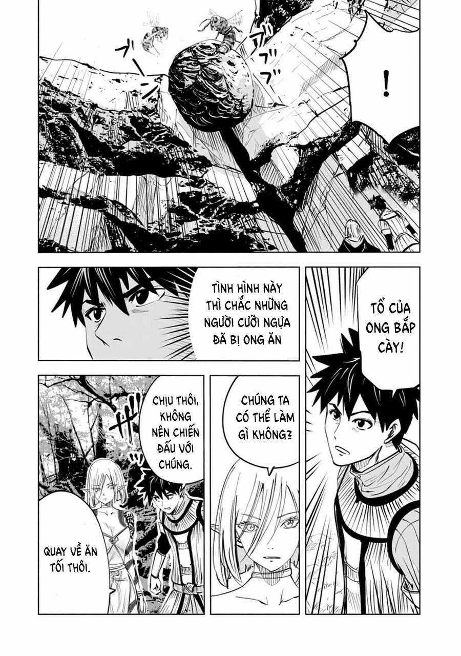 Makyo Seikatsu ~ Gakeppuchi Boken Sha Ga Hiki Komoru Ni Ha Hirosugiru Chapter 12 trang 35