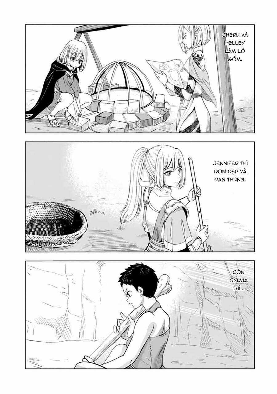 Makyo Seikatsu ~ Gakeppuchi Boken Sha Ga Hiki Komoru Ni Ha Hirosugiru Chapter 13.1 trang 16