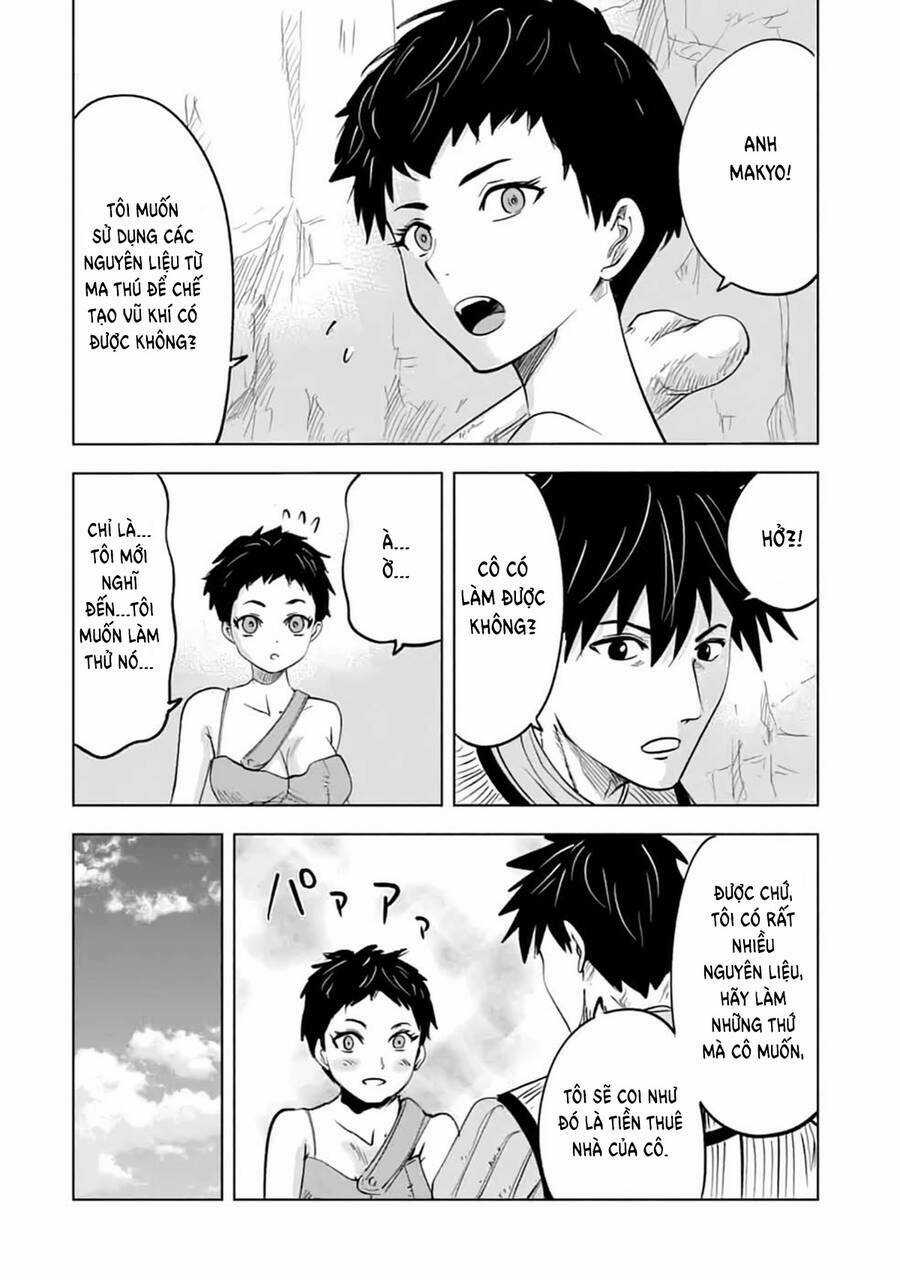 Makyo Seikatsu ~ Gakeppuchi Boken Sha Ga Hiki Komoru Ni Ha Hirosugiru Chapter 13.1 trang 17