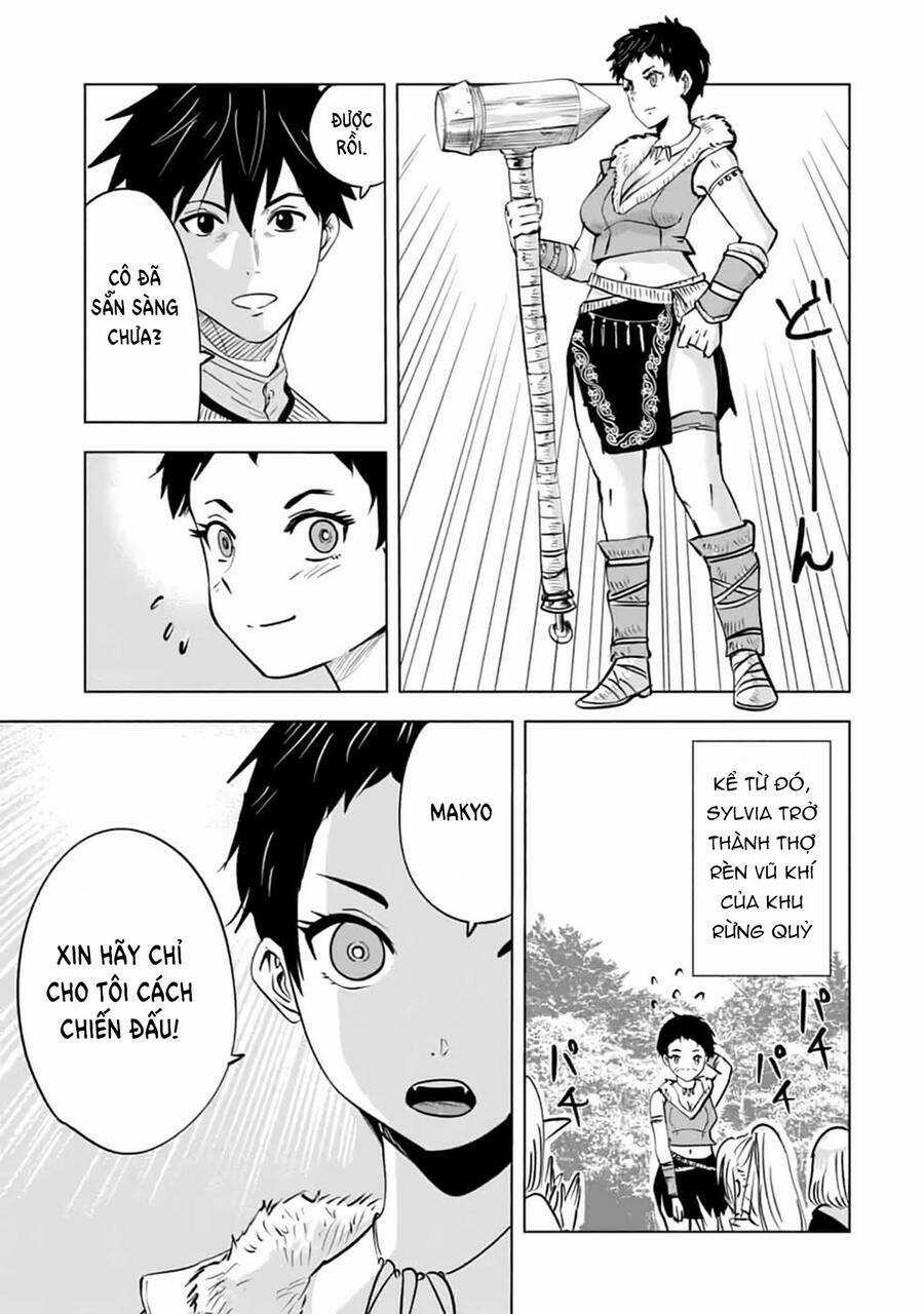 Makyo Seikatsu ~ Gakeppuchi Boken Sha Ga Hiki Komoru Ni Ha Hirosugiru Chapter 13.1 trang 18