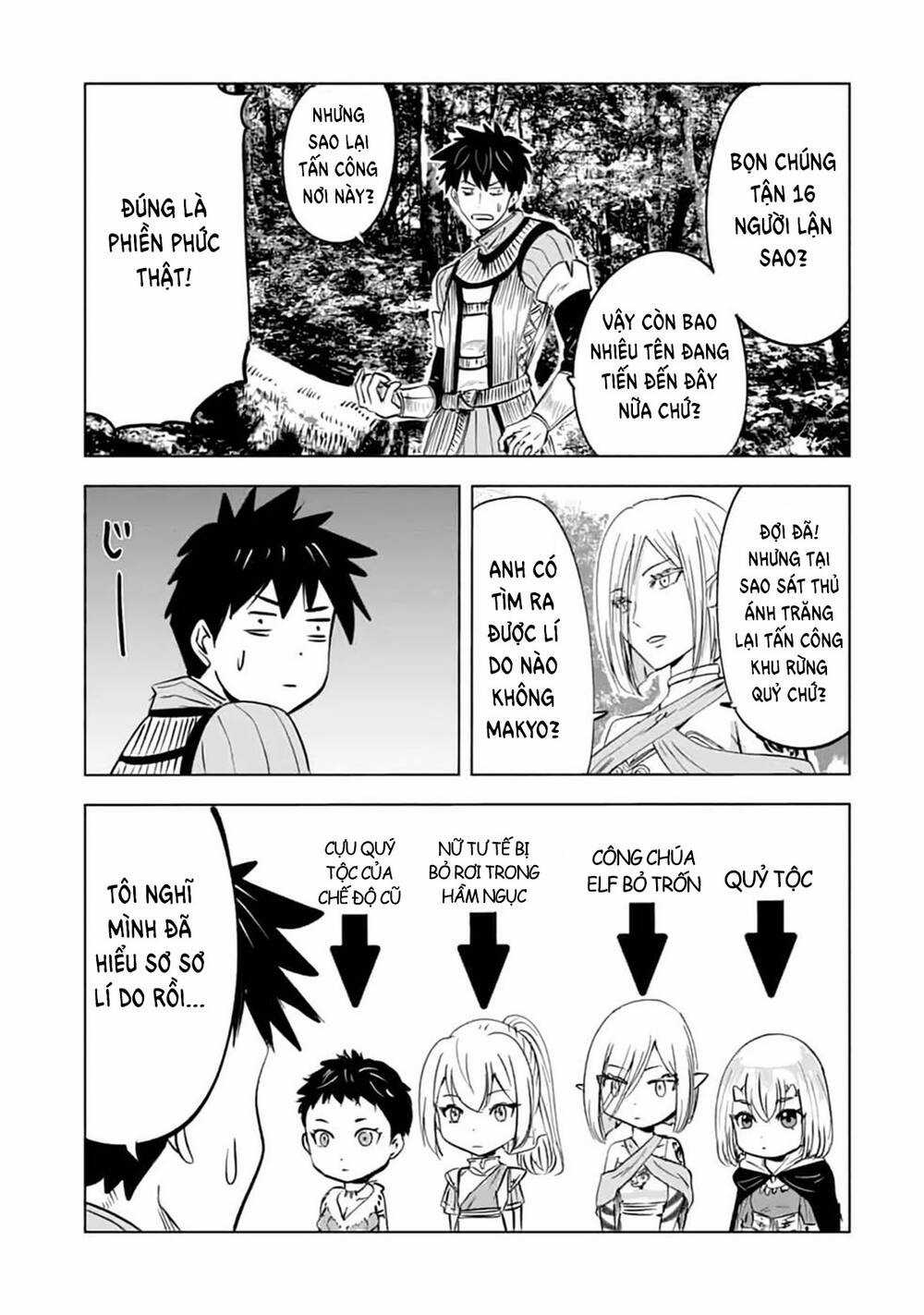 Makyo Seikatsu ~ Gakeppuchi Boken Sha Ga Hiki Komoru Ni Ha Hirosugiru Chapter 13.2 trang 11