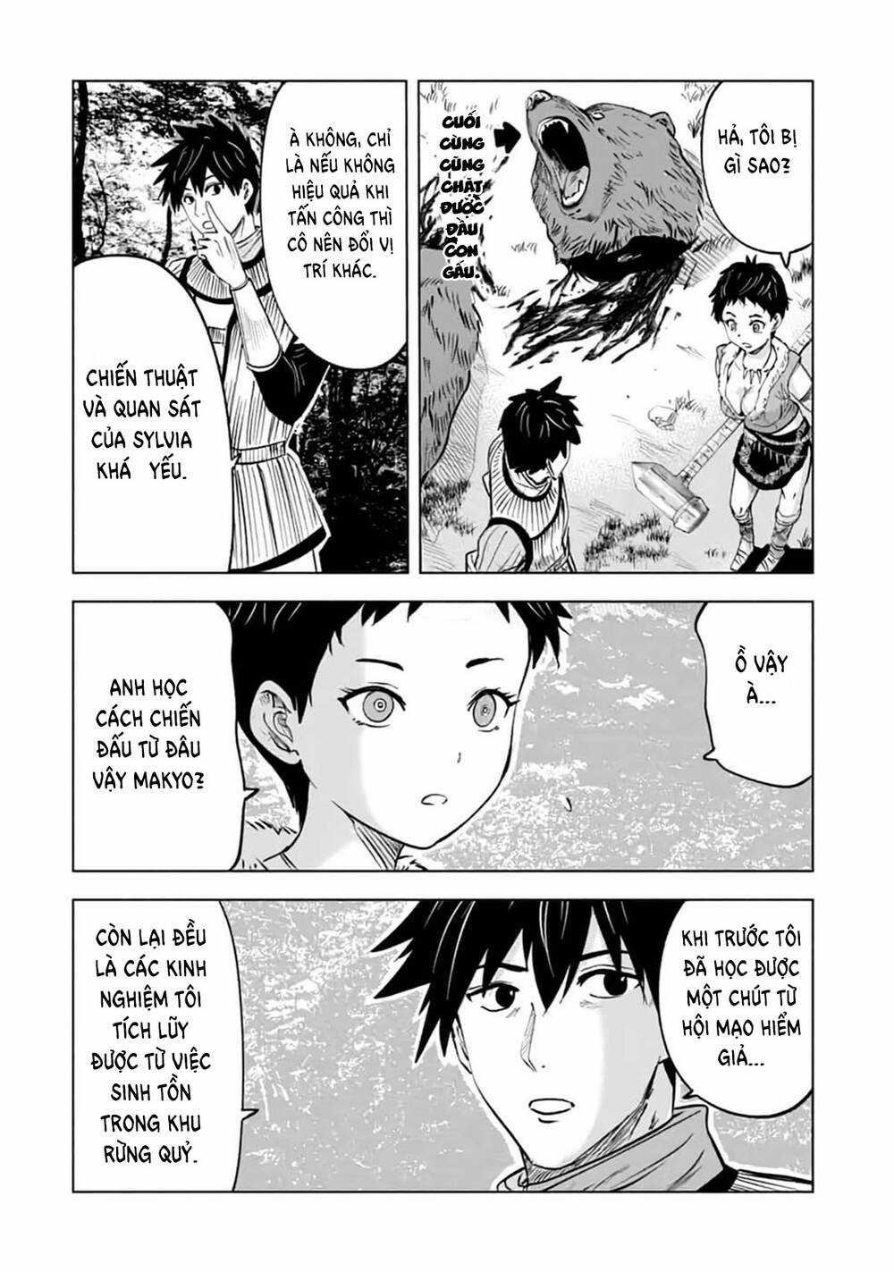 Makyo Seikatsu ~ Gakeppuchi Boken Sha Ga Hiki Komoru Ni Ha Hirosugiru Chapter 13.2 trang 2