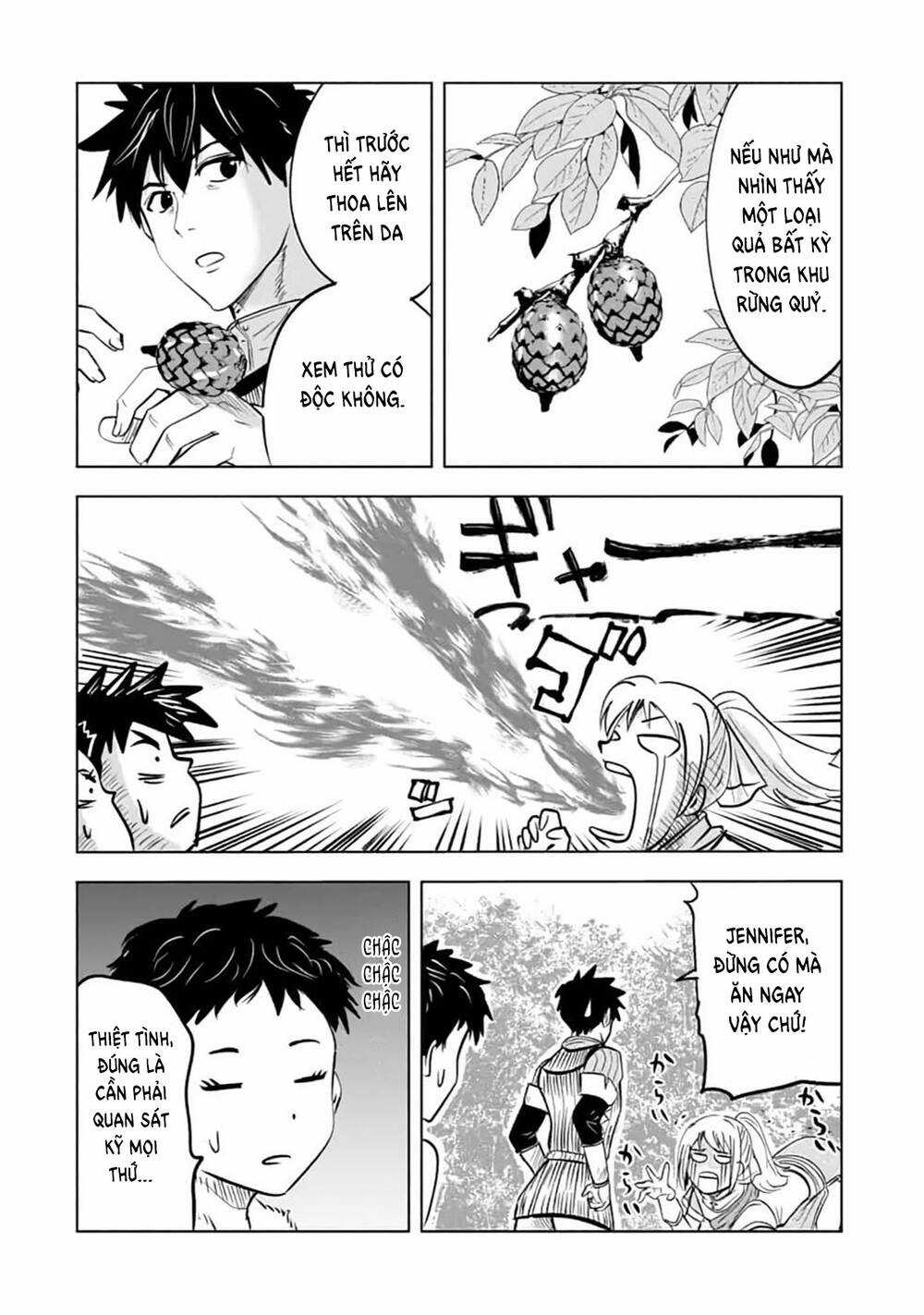 Makyo Seikatsu ~ Gakeppuchi Boken Sha Ga Hiki Komoru Ni Ha Hirosugiru Chapter 13.2 trang 4