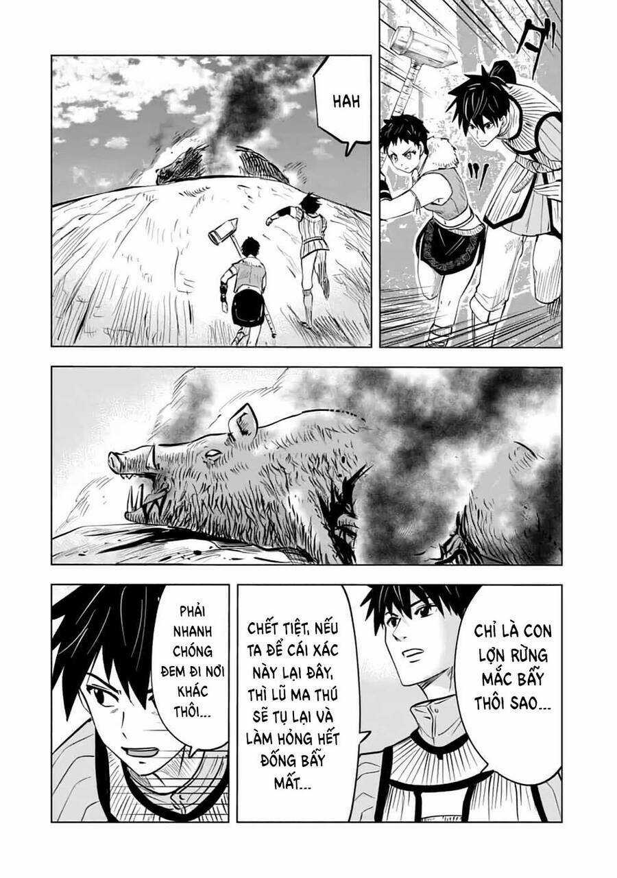 Makyo Seikatsu ~ Gakeppuchi Boken Sha Ga Hiki Komoru Ni Ha Hirosugiru Chapter 14 trang 23