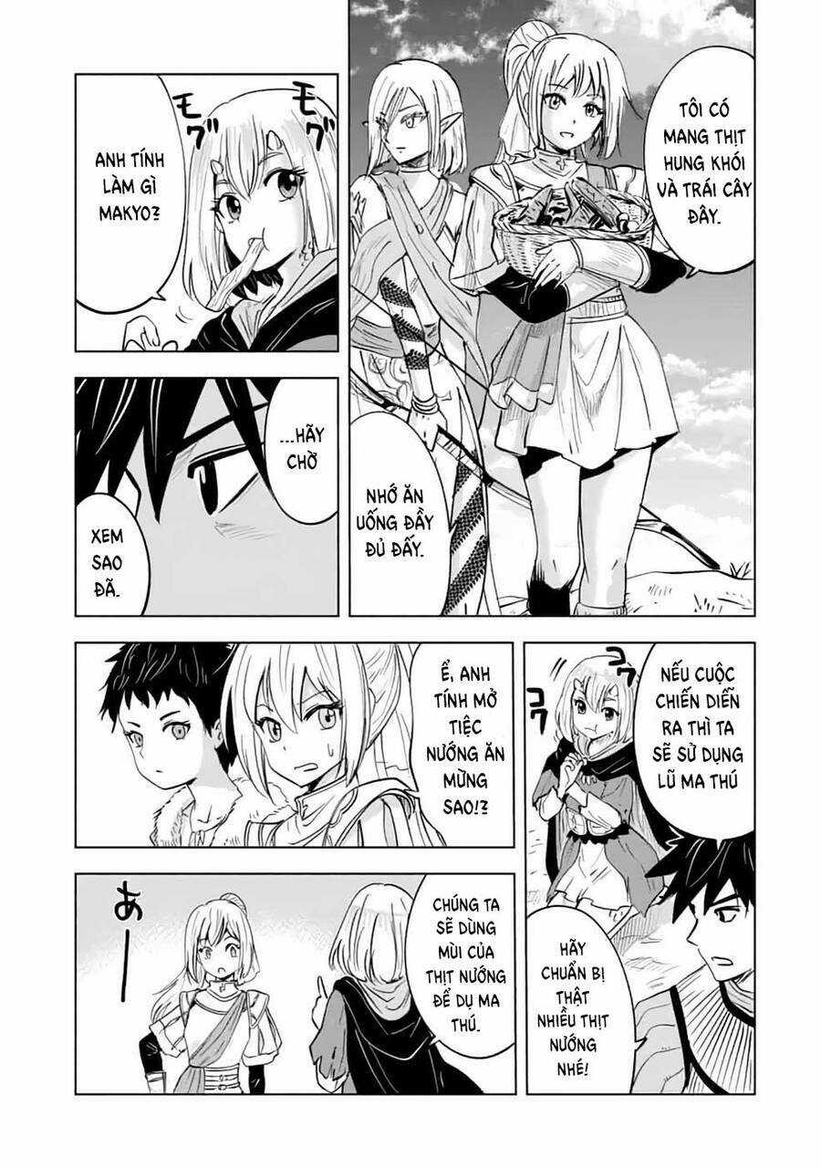 Makyo Seikatsu ~ Gakeppuchi Boken Sha Ga Hiki Komoru Ni Ha Hirosugiru Chapter 14 trang 28