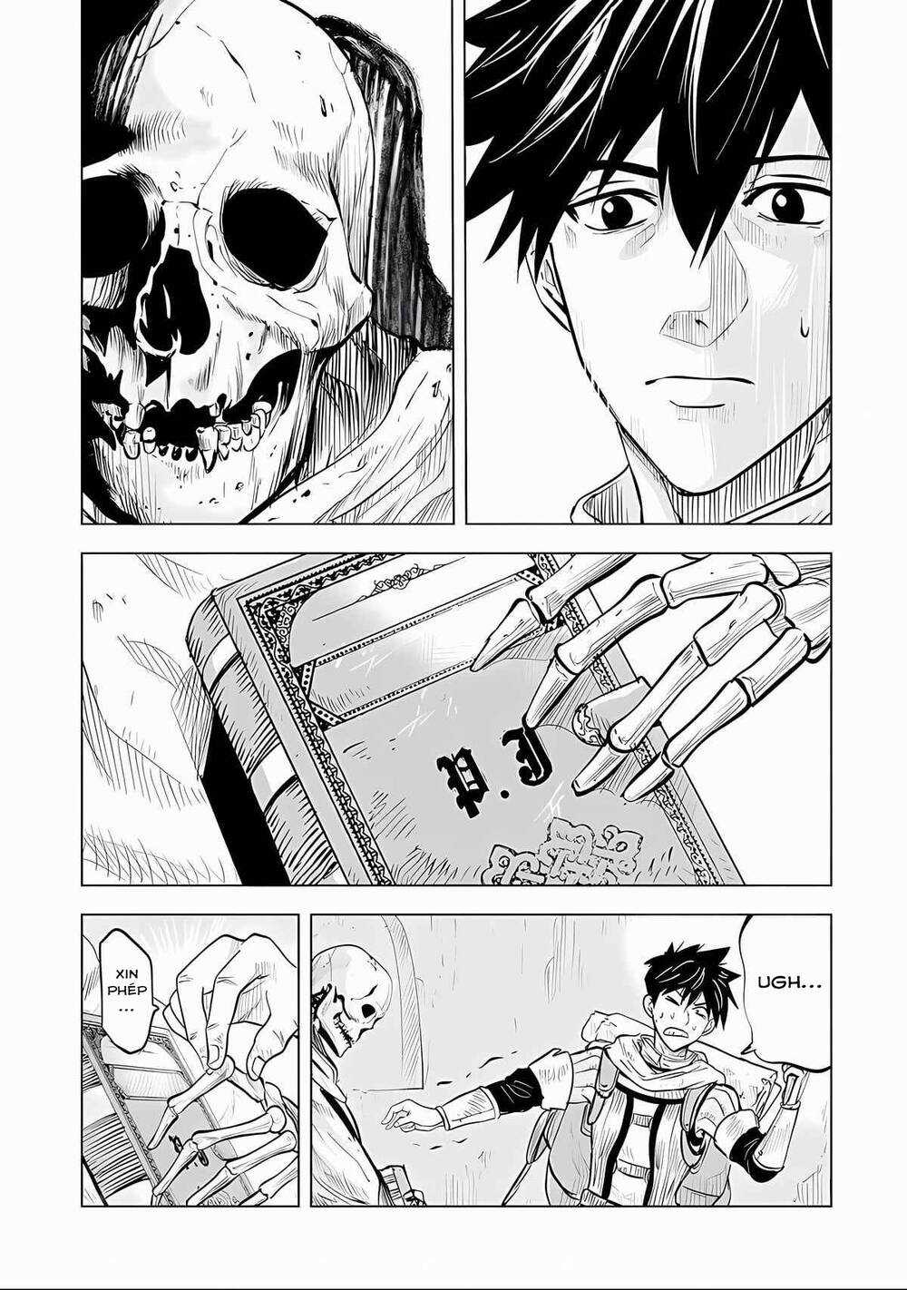 Makyo Seikatsu ~ Gakeppuchi Boken Sha Ga Hiki Komoru Ni Ha Hirosugiru Chapter 2.2 trang 10