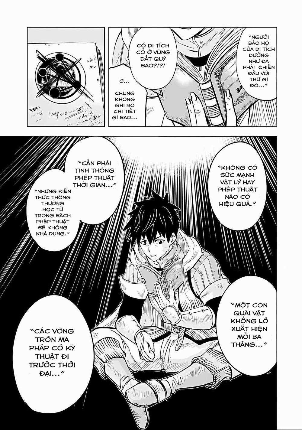 Makyo Seikatsu ~ Gakeppuchi Boken Sha Ga Hiki Komoru Ni Ha Hirosugiru Chapter 2.2 trang 12