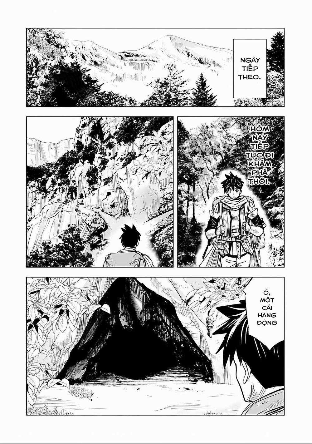 Makyo Seikatsu ~ Gakeppuchi Boken Sha Ga Hiki Komoru Ni Ha Hirosugiru Chapter 2.2 trang 7