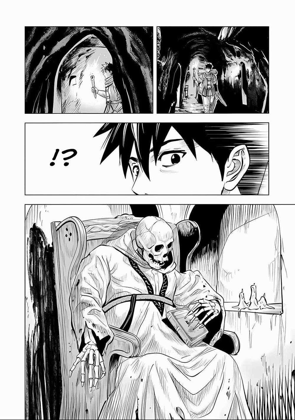 Makyo Seikatsu ~ Gakeppuchi Boken Sha Ga Hiki Komoru Ni Ha Hirosugiru Chapter 2.2 trang 9