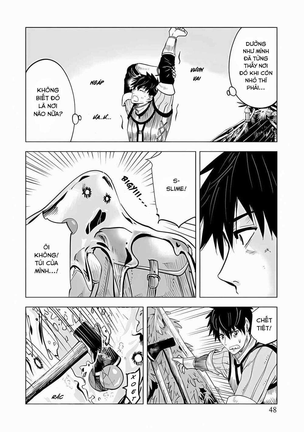 Makyo Seikatsu ~ Gakeppuchi Boken Sha Ga Hiki Komoru Ni Ha Hirosugiru Chapter 2 trang 3