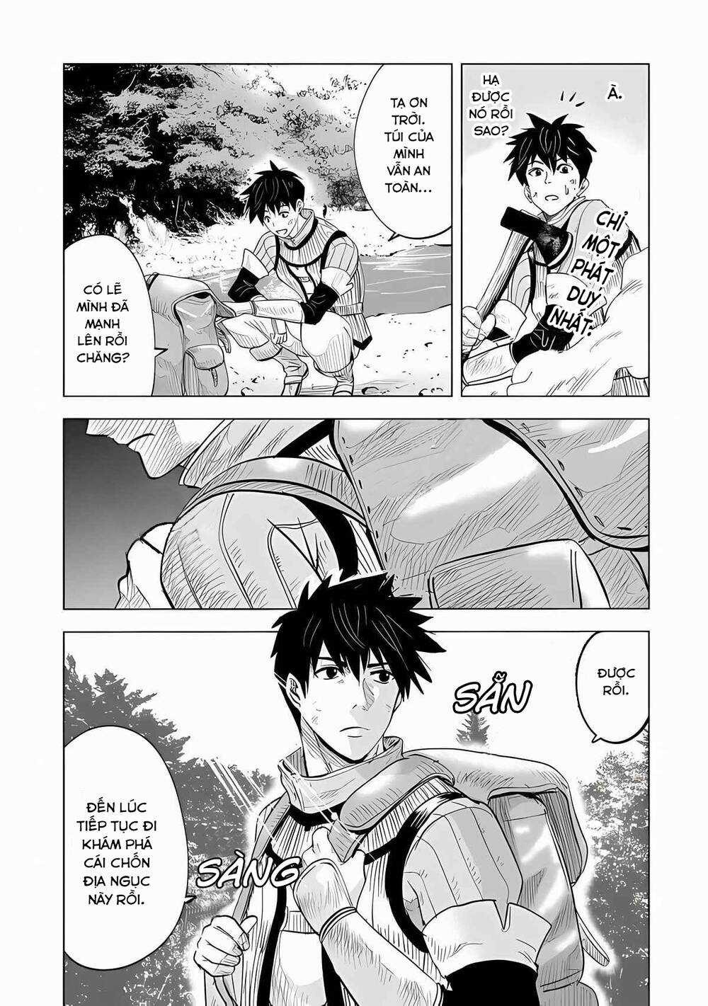 Makyo Seikatsu ~ Gakeppuchi Boken Sha Ga Hiki Komoru Ni Ha Hirosugiru Chapter 2 trang 4