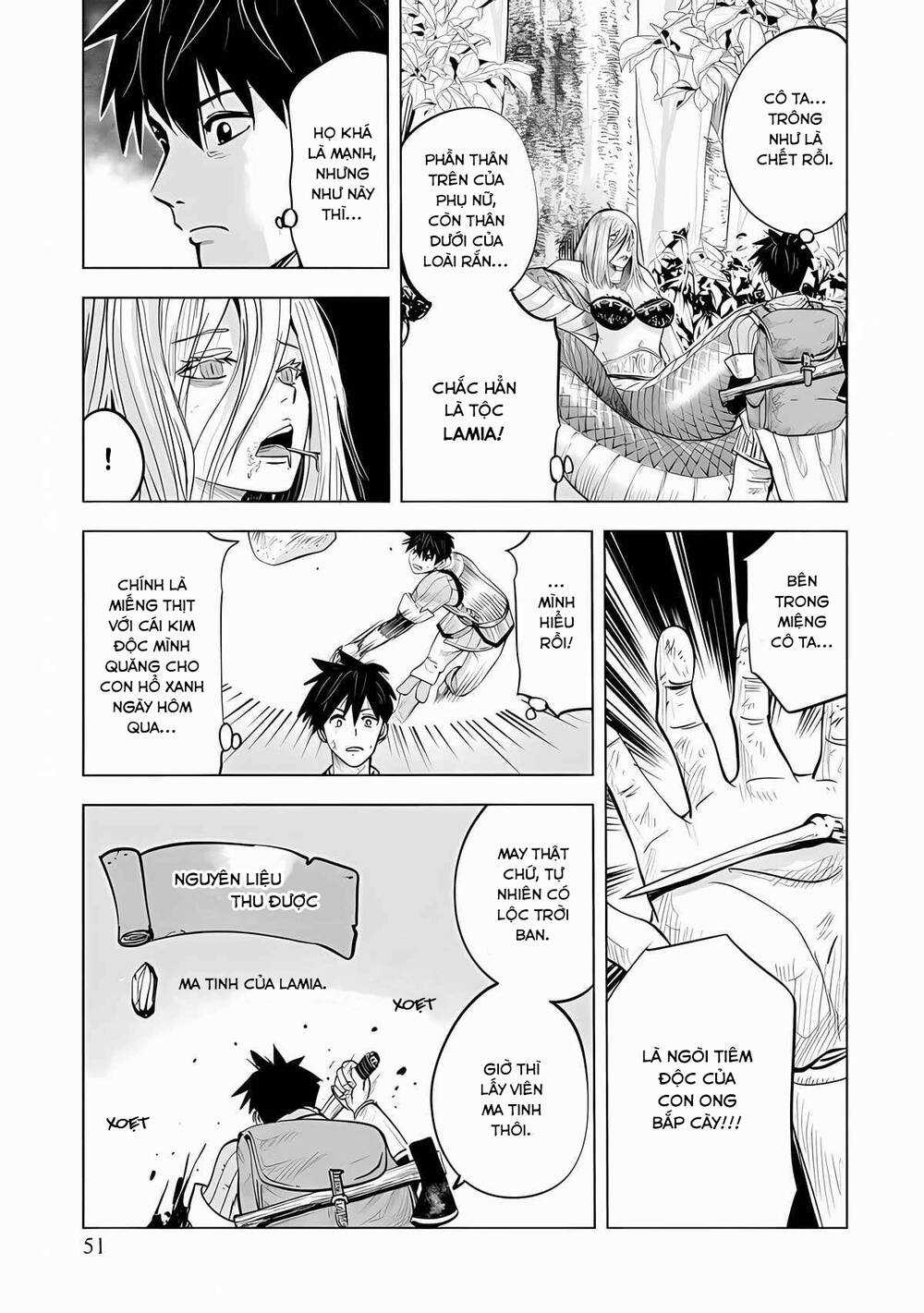 Makyo Seikatsu ~ Gakeppuchi Boken Sha Ga Hiki Komoru Ni Ha Hirosugiru Chapter 2 trang 6