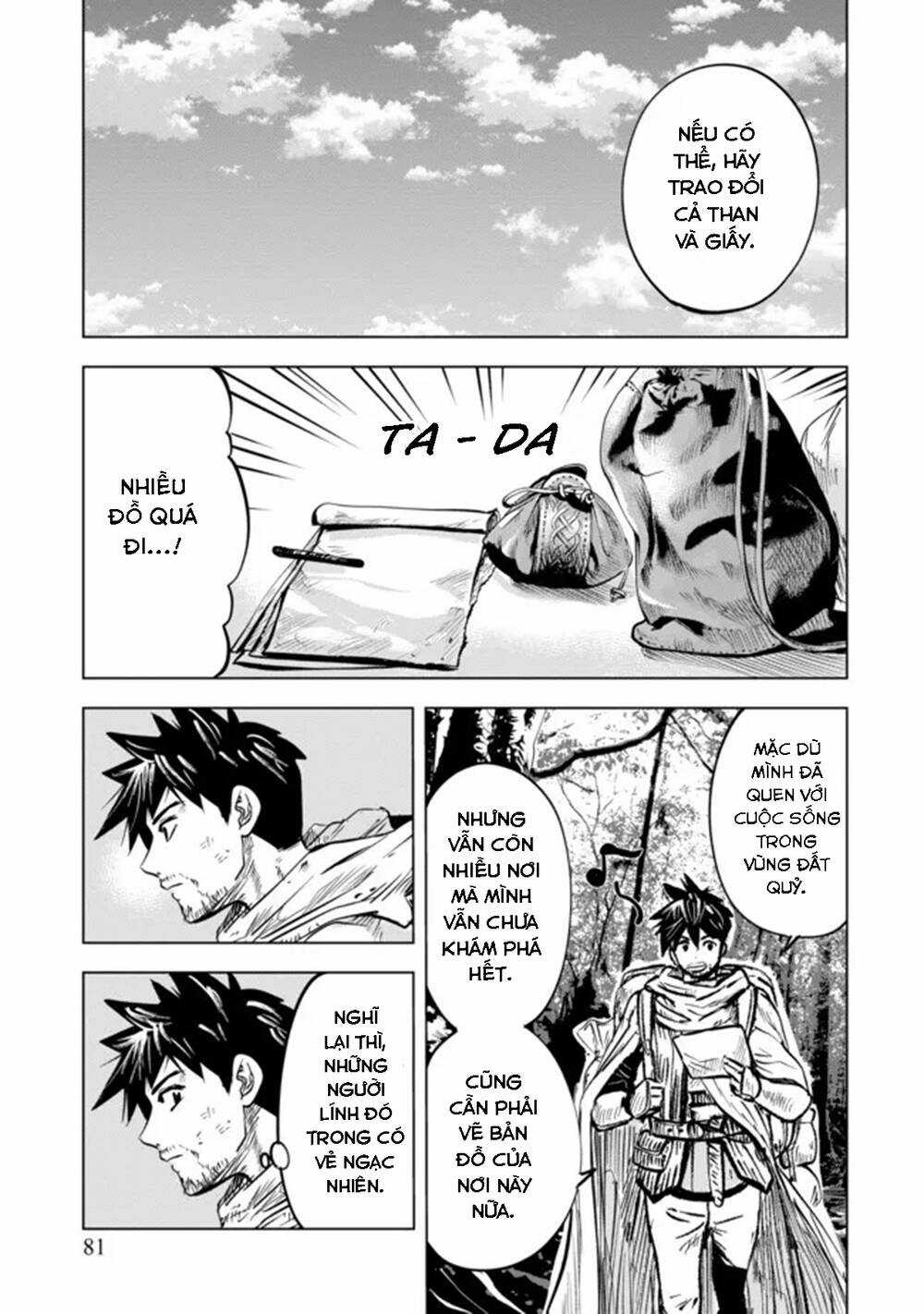 Makyo Seikatsu ~ Gakeppuchi Boken Sha Ga Hiki Komoru Ni Ha Hirosugiru Chapter 3 trang 6